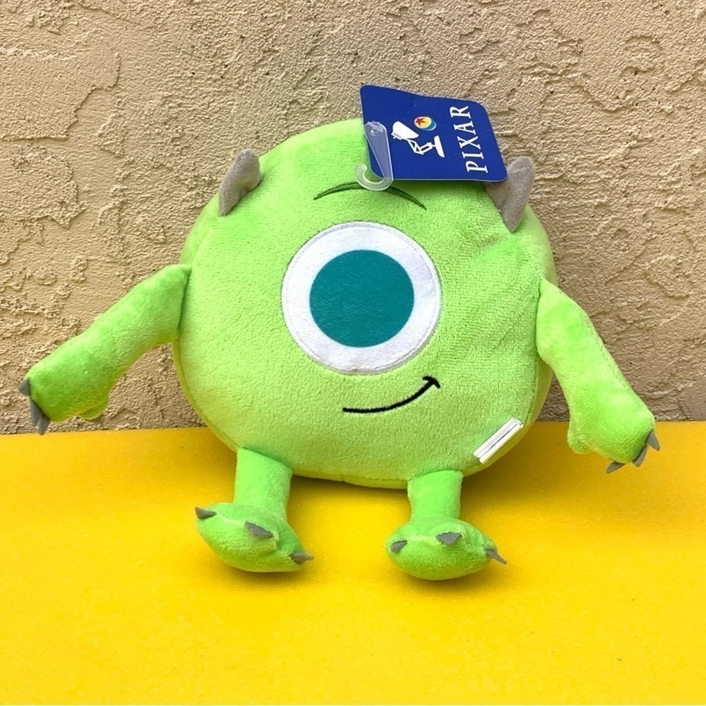 Pixar Mike Wazowski 9" Plush Squeaker Dog Toy for all Dogs